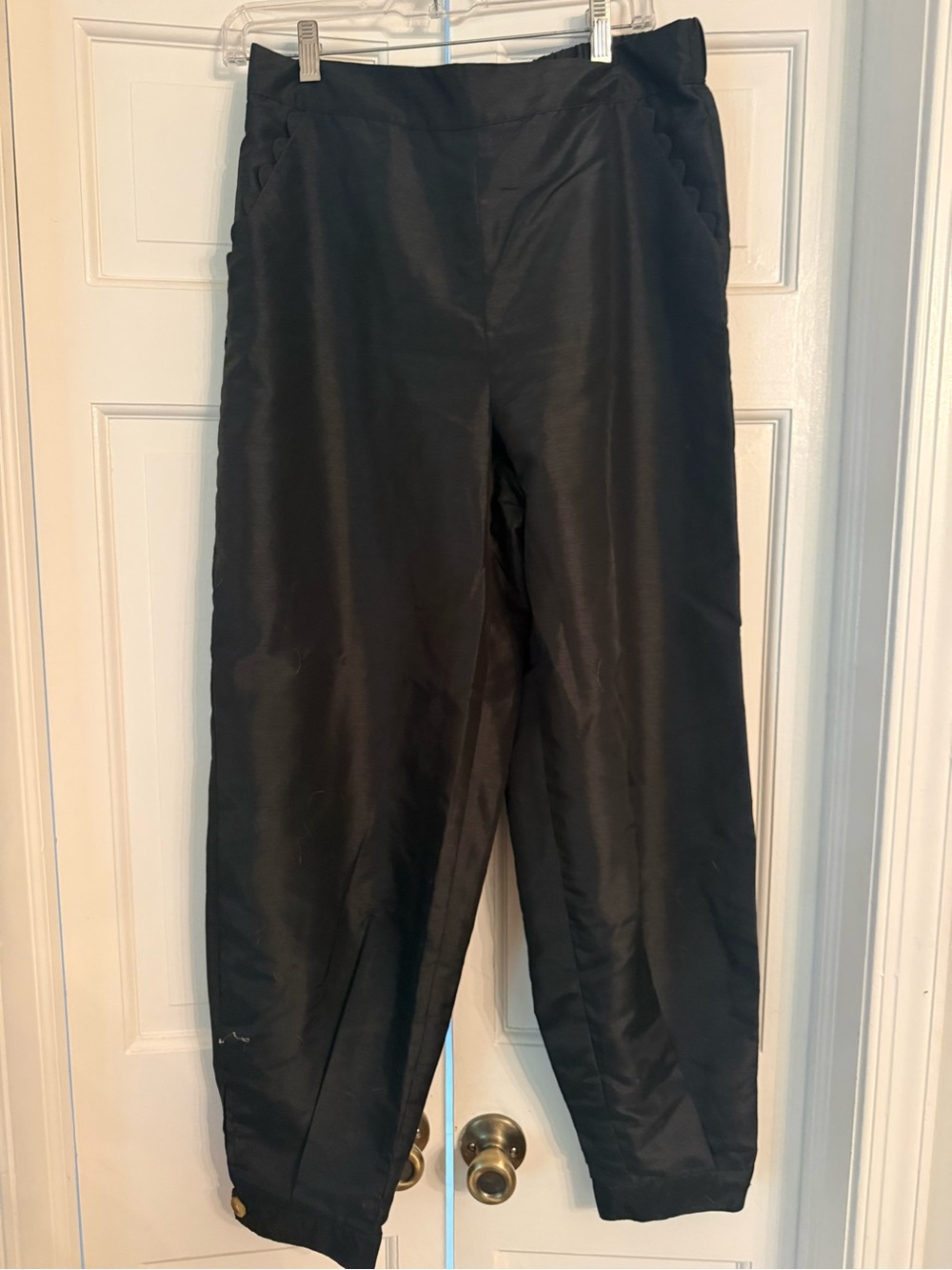 Kika Vargas Black Pants with Subtle Taper